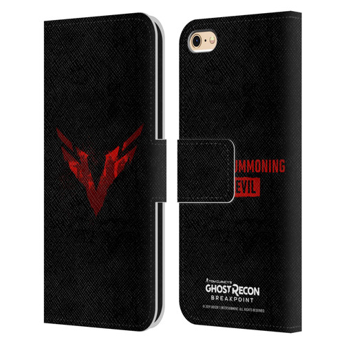 Tom Clancy's Ghost Recon Breakpoint Graphics Wolves Logo Leather Book Wallet Case Cover For Apple iPhone 6 / iPhone 6s