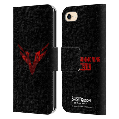 Tom Clancy's Ghost Recon Breakpoint Graphics Wolves Logo Leather Book Wallet Case Cover For Apple iPhone 7 / 8 / SE 2020 & 2022