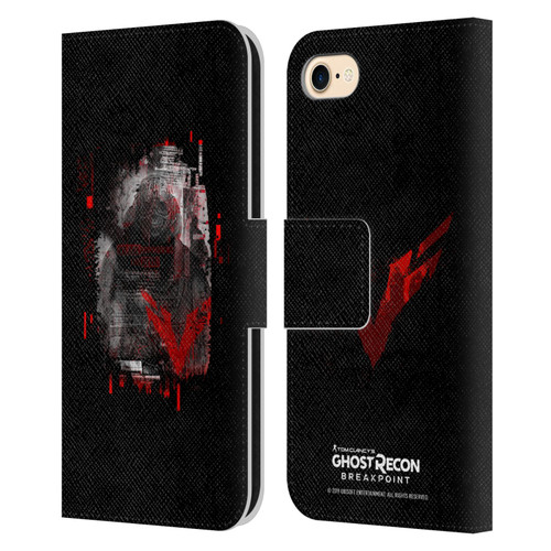 Tom Clancy's Ghost Recon Breakpoint Graphics Wolves Leather Book Wallet Case Cover For Apple iPhone 7 / 8 / SE 2020 & 2022