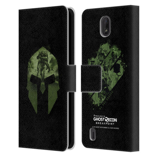 Tom Clancy's Ghost Recon Breakpoint Graphics Nomad Logo Leather Book Wallet Case Cover For Nokia C01 Plus/C1 2nd Edition