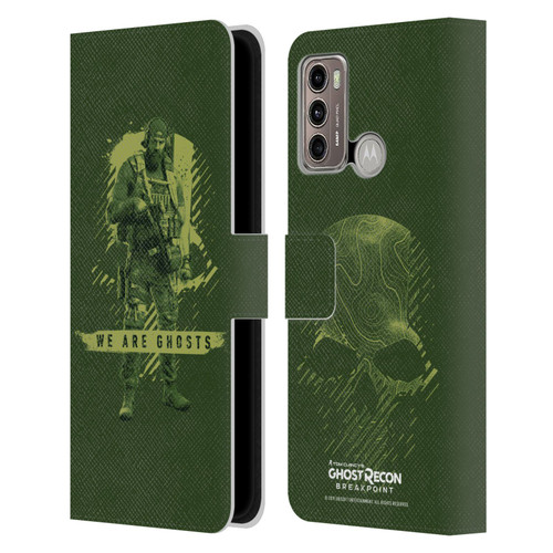 Tom Clancy's Ghost Recon Breakpoint Graphics We Are Ghosts Leather Book Wallet Case Cover For Motorola Moto G60 / Moto G40 Fusion