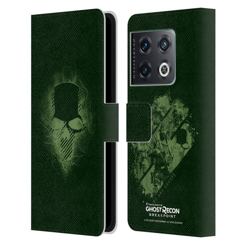Tom Clancy's Ghost Recon Breakpoint Graphics Ghosts Logo Leather Book Wallet Case Cover For OnePlus 10 Pro