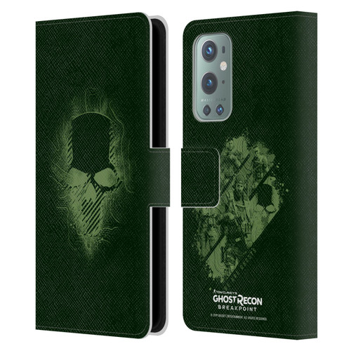 Tom Clancy's Ghost Recon Breakpoint Graphics Ghosts Logo Leather Book Wallet Case Cover For OnePlus 9