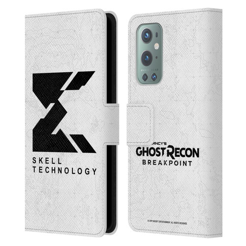Tom Clancy's Ghost Recon Breakpoint Graphics Skell Technology Logo Leather Book Wallet Case Cover For OnePlus 9