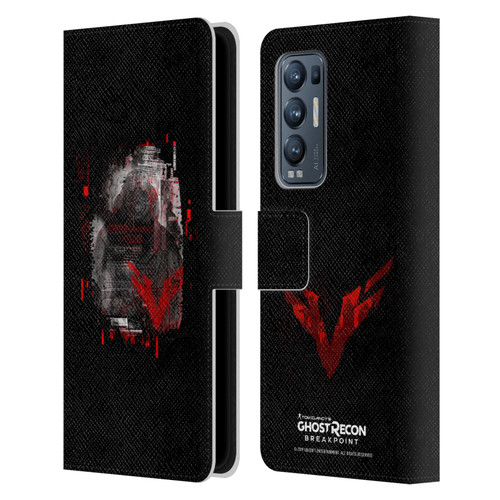 Tom Clancy's Ghost Recon Breakpoint Graphics Wolves Leather Book Wallet Case Cover For OPPO Find X3 Neo / Reno5 Pro+ 5G