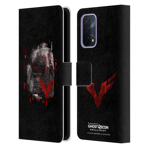 Tom Clancy's Ghost Recon Breakpoint Graphics Wolves Leather Book Wallet Case Cover For OPPO A54 5G