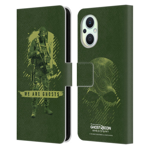 Tom Clancy's Ghost Recon Breakpoint Graphics We Are Ghosts Leather Book Wallet Case Cover For OPPO Reno8 Lite