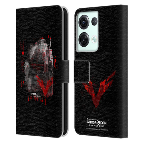 Tom Clancy's Ghost Recon Breakpoint Graphics Wolves Leather Book Wallet Case Cover For OPPO Reno8 Pro