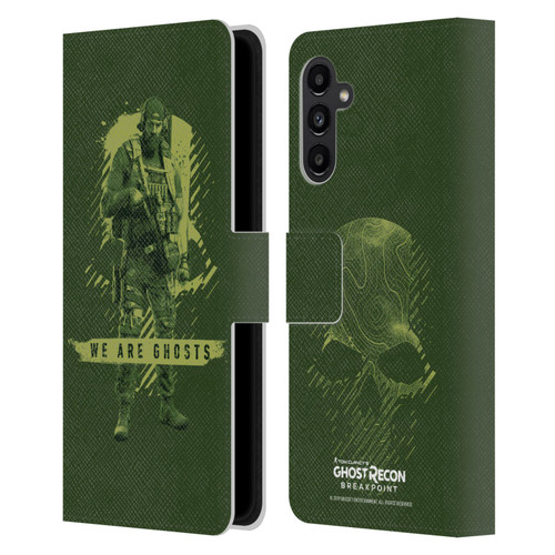 Tom Clancy's Ghost Recon Breakpoint Graphics We Are Ghosts Leather Book Wallet Case Cover For Samsung Galaxy A13 5G (2021)