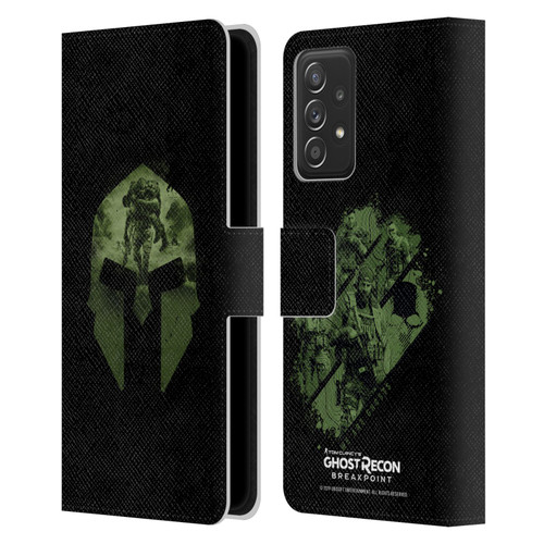 Tom Clancy's Ghost Recon Breakpoint Graphics Nomad Logo Leather Book Wallet Case Cover For Samsung Galaxy A52 / A52s / 5G (2021)