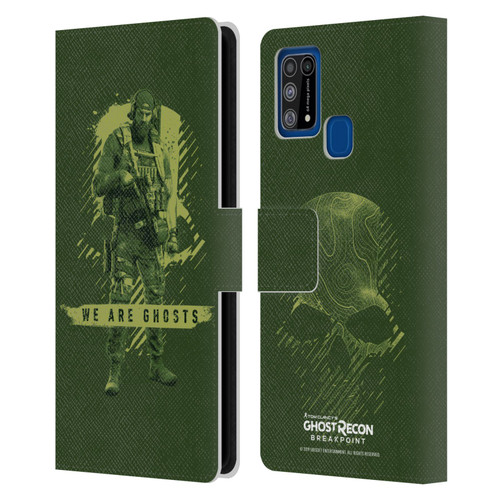 Tom Clancy's Ghost Recon Breakpoint Graphics We Are Ghosts Leather Book Wallet Case Cover For Samsung Galaxy M31 (2020)