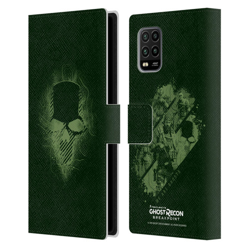 Tom Clancy's Ghost Recon Breakpoint Graphics Ghosts Logo Leather Book Wallet Case Cover For Xiaomi Mi 10 Lite 5G