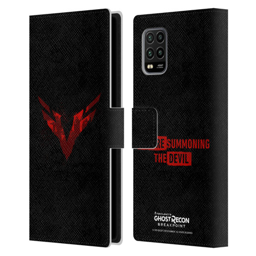 Tom Clancy's Ghost Recon Breakpoint Graphics Wolves Logo Leather Book Wallet Case Cover For Xiaomi Mi 10 Lite 5G