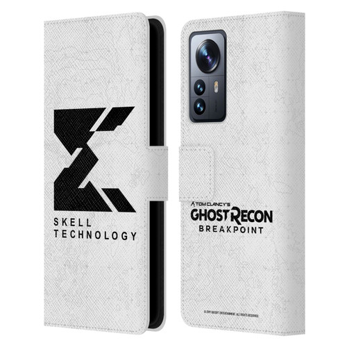 Tom Clancy's Ghost Recon Breakpoint Graphics Skell Technology Logo Leather Book Wallet Case Cover For Xiaomi 12 Pro