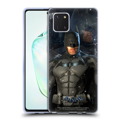 Batman Arkham Origins Characters Batman Soft Gel Case for Samsung Galaxy Note10 Lite