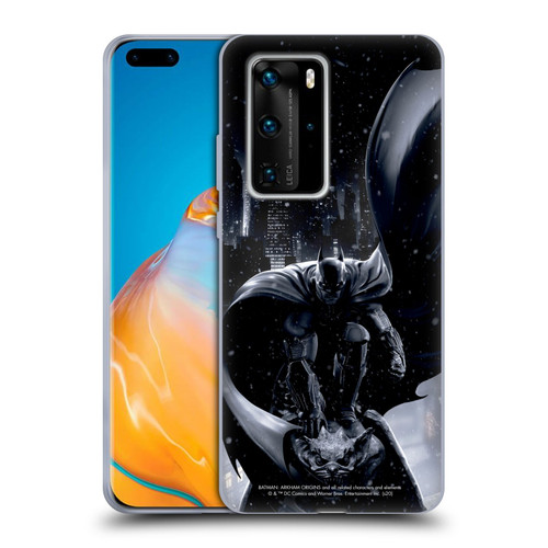 Batman Arkham Origins Key Art Batman Soft Gel Case for Huawei P40 Pro / P40 Pro Plus 5G