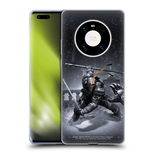 Batman Arkham Origins Key Art Deathstroke Soft Gel Case for Huawei Mate 40 Pro 5G