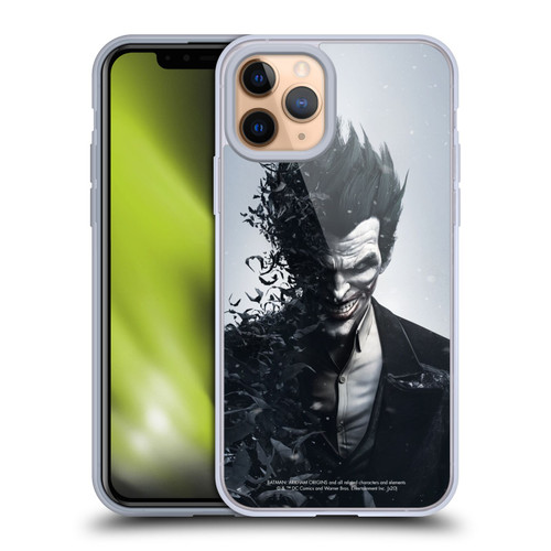 Batman Arkham Origins Key Art Joker Soft Gel Case for Apple iPhone 11 Pro