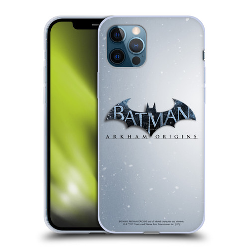 Batman Arkham Origins Key Art Logo Soft Gel Case for Apple iPhone 12 / iPhone 12 Pro