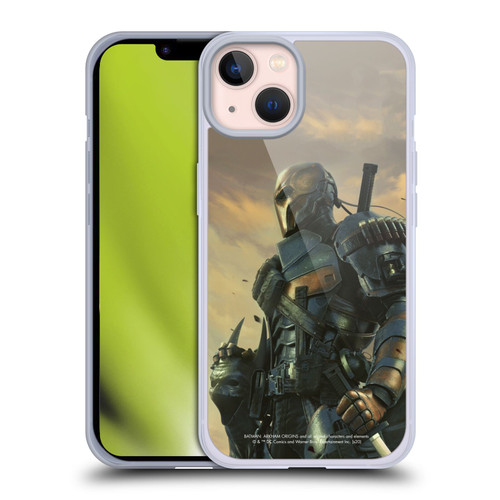Batman Arkham Origins Key Art Deathstroke 2 Soft Gel Case for Apple iPhone 13