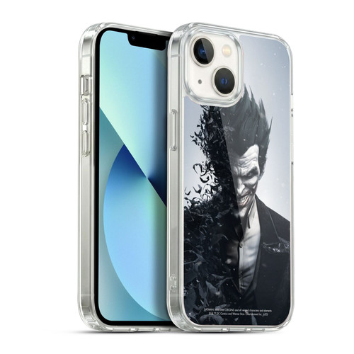 Batman Arkham Origins Key Art Joker Soft Gel Case for Apple iPhone 13