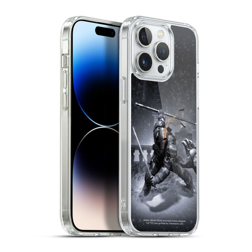 Batman Arkham Origins Key Art Deathstroke Soft Gel Case for Apple iPhone 13 Pro Max & MagSafe