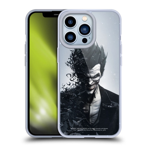 Batman Arkham Origins Key Art Joker Soft Gel Case for Apple iPhone 13 Pro