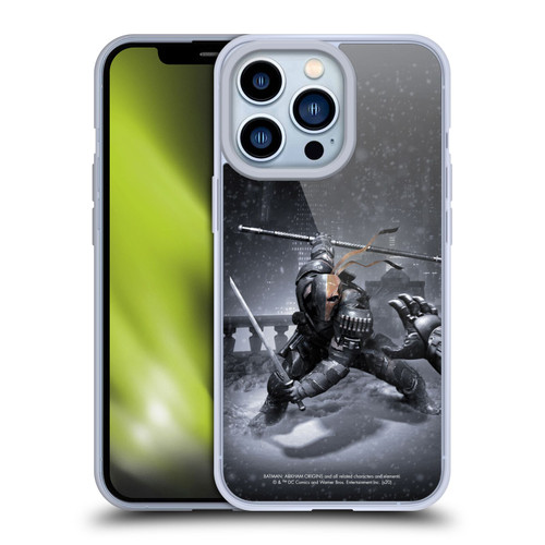Batman Arkham Origins Key Art Deathstroke Soft Gel Case for Apple iPhone 13 Pro & MagSafe