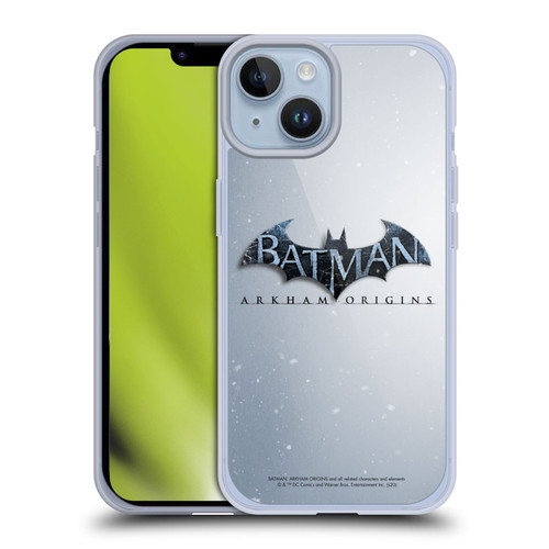 Batman Arkham Origins Key Art Logo Soft Gel Case for Apple iPhone 14 & MagSafe