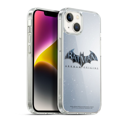 Batman Arkham Origins Key Art Logo Soft Gel Case for Apple iPhone 14 Plus & MagSafe