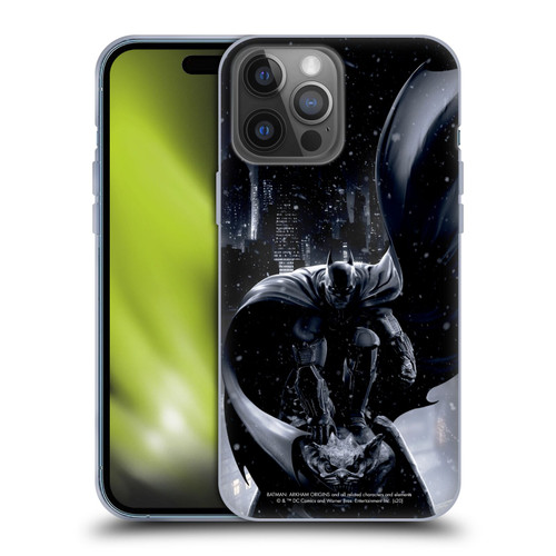 Batman Arkham Origins Key Art Batman Soft Gel Case for Apple iPhone 14 Pro Max