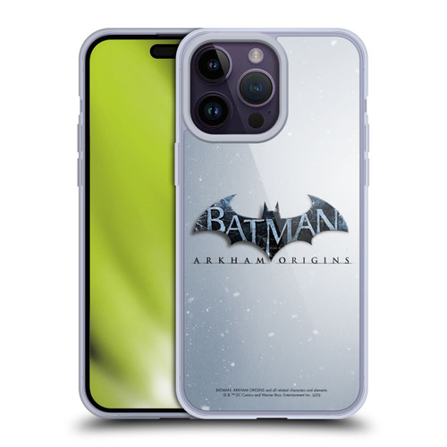 Batman Arkham Origins Key Art Logo Soft Gel Case for Apple iPhone 14 Pro Max & MagSafe