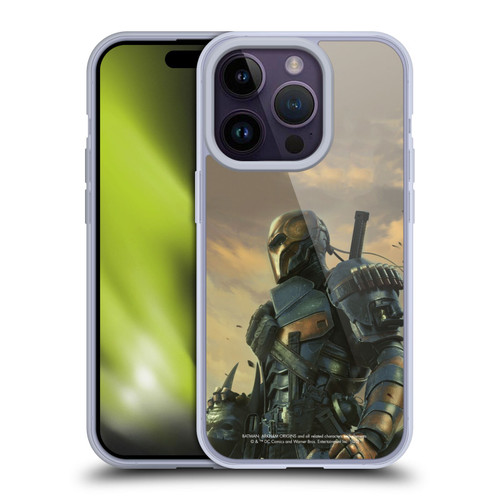 Batman Arkham Origins Key Art Deathstroke 2 Soft Gel Case for Apple iPhone 14 Pro
