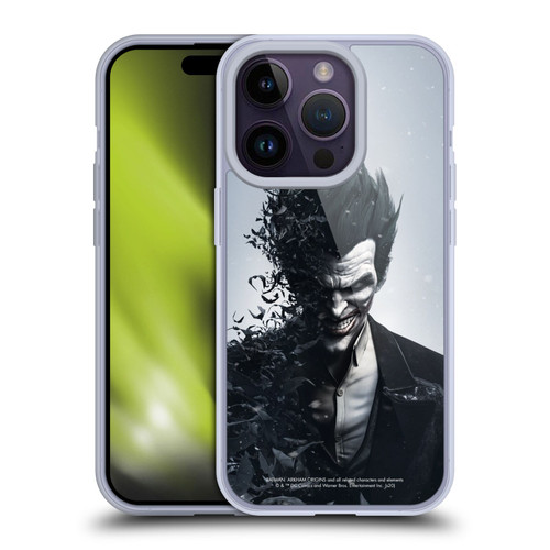 Batman Arkham Origins Key Art Joker Soft Gel Case for Apple iPhone 14 Pro