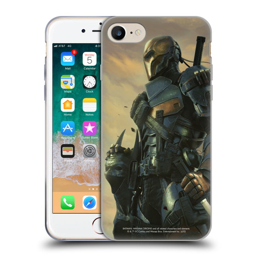 Batman Arkham Origins Key Art Deathstroke 2 Soft Gel Case for Apple iPhone 7 / 8 / SE 2020 & 2022