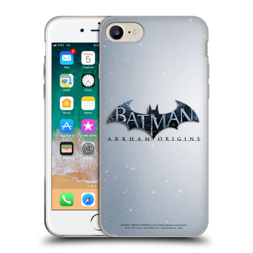 Batman Arkham Origins Key Art Logo Soft Gel Case for Apple iPhone 7 / 8 / SE 2020 & 2022 & MagSafe