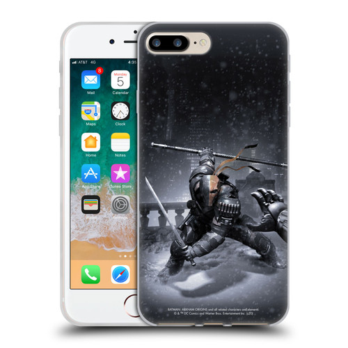 Batman Arkham Origins Key Art Deathstroke Soft Gel Case for Apple iPhone 7 Plus / iPhone 8 Plus