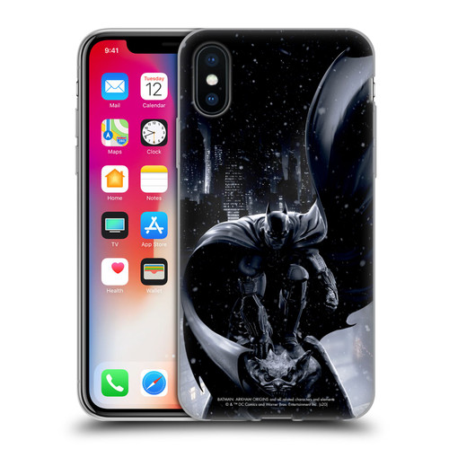 Batman Arkham Origins Key Art Batman Soft Gel Case for Apple iPhone X / iPhone XS