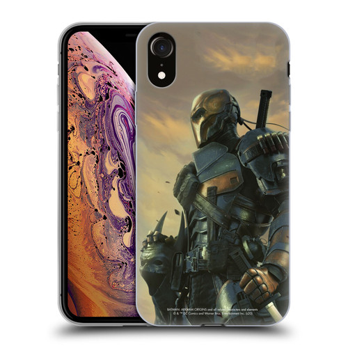 Batman Arkham Origins Key Art Deathstroke 2 Soft Gel Case for Apple iPhone XR
