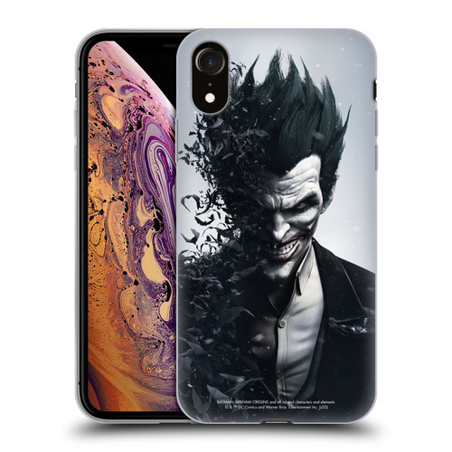 Batman Arkham Origins Key Art Joker Soft Gel Case for Apple iPhone XR