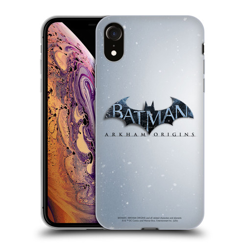 Batman Arkham Origins Key Art Logo Soft Gel Case for Apple iPhone XR