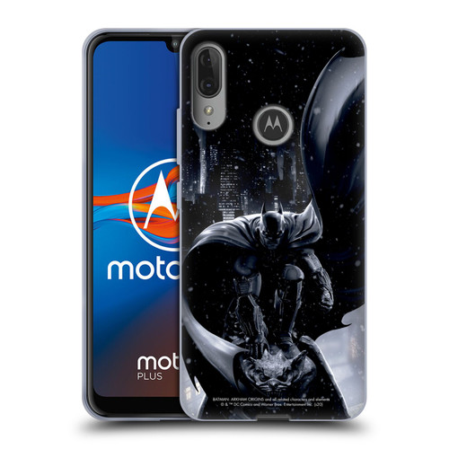 Batman Arkham Origins Key Art Batman Soft Gel Case for Motorola Moto E6 Plus