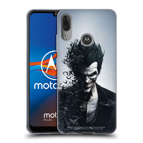 Batman Arkham Origins Key Art Joker Soft Gel Case for Motorola Moto E6 Plus