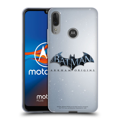 Batman Arkham Origins Key Art Logo Soft Gel Case for Motorola Moto E6 Plus