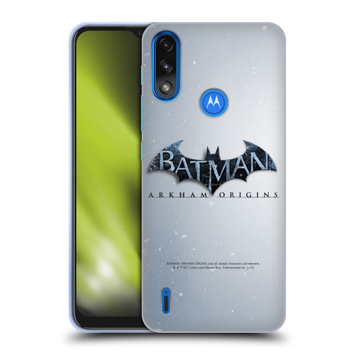 Batman Arkham Origins Key Art Logo Soft Gel Case for Motorola Moto E7 Power / Moto E7i Power