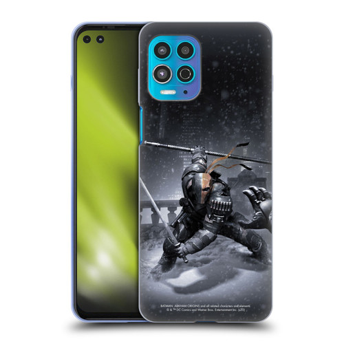 Batman Arkham Origins Key Art Deathstroke Soft Gel Case for Motorola Moto G100