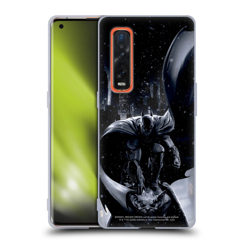 Batman Arkham Origins Key Art Batman Soft Gel Case for OPPO Find X2 Pro 5G