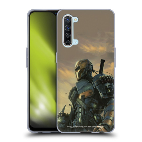 Batman Arkham Origins Key Art Deathstroke 2 Soft Gel Case for OPPO Find X2 Lite 5G
