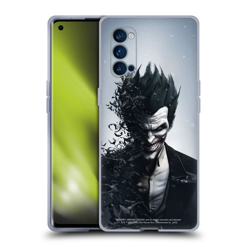 Batman Arkham Origins Key Art Joker Soft Gel Case for OPPO Reno 4 Pro 5G