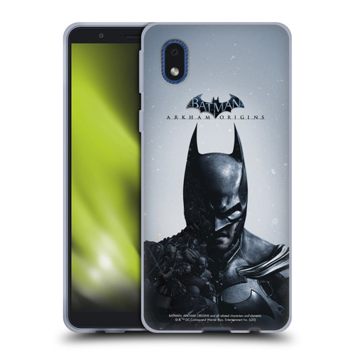 Batman Arkham Origins Key Art Poster Soft Gel Case for Samsung Galaxy A01 Core (2020)